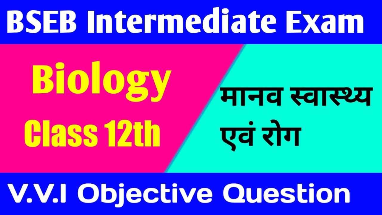 12th Biology Objective Question 2022